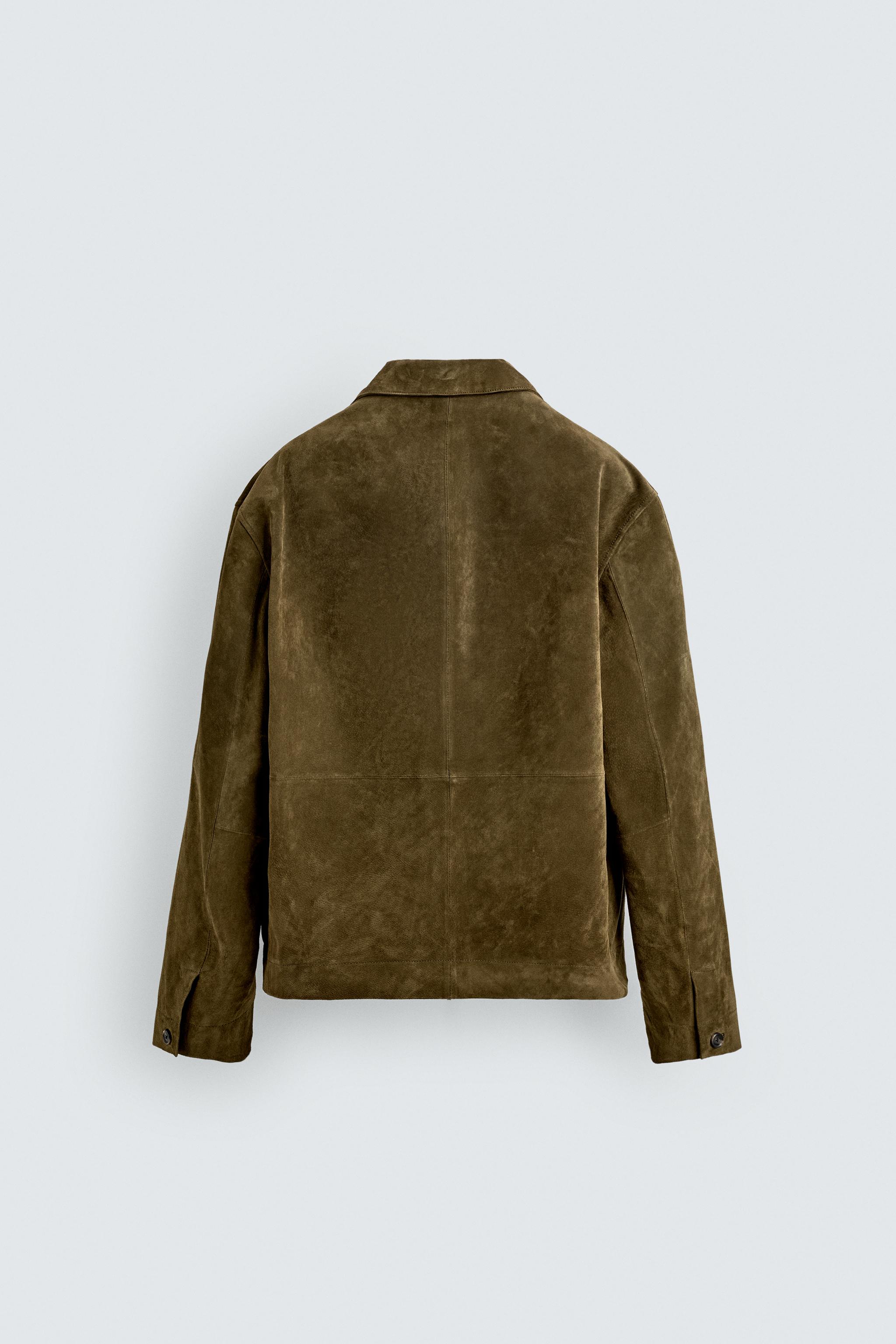 SUEDE LEATHER OVERSHIRT